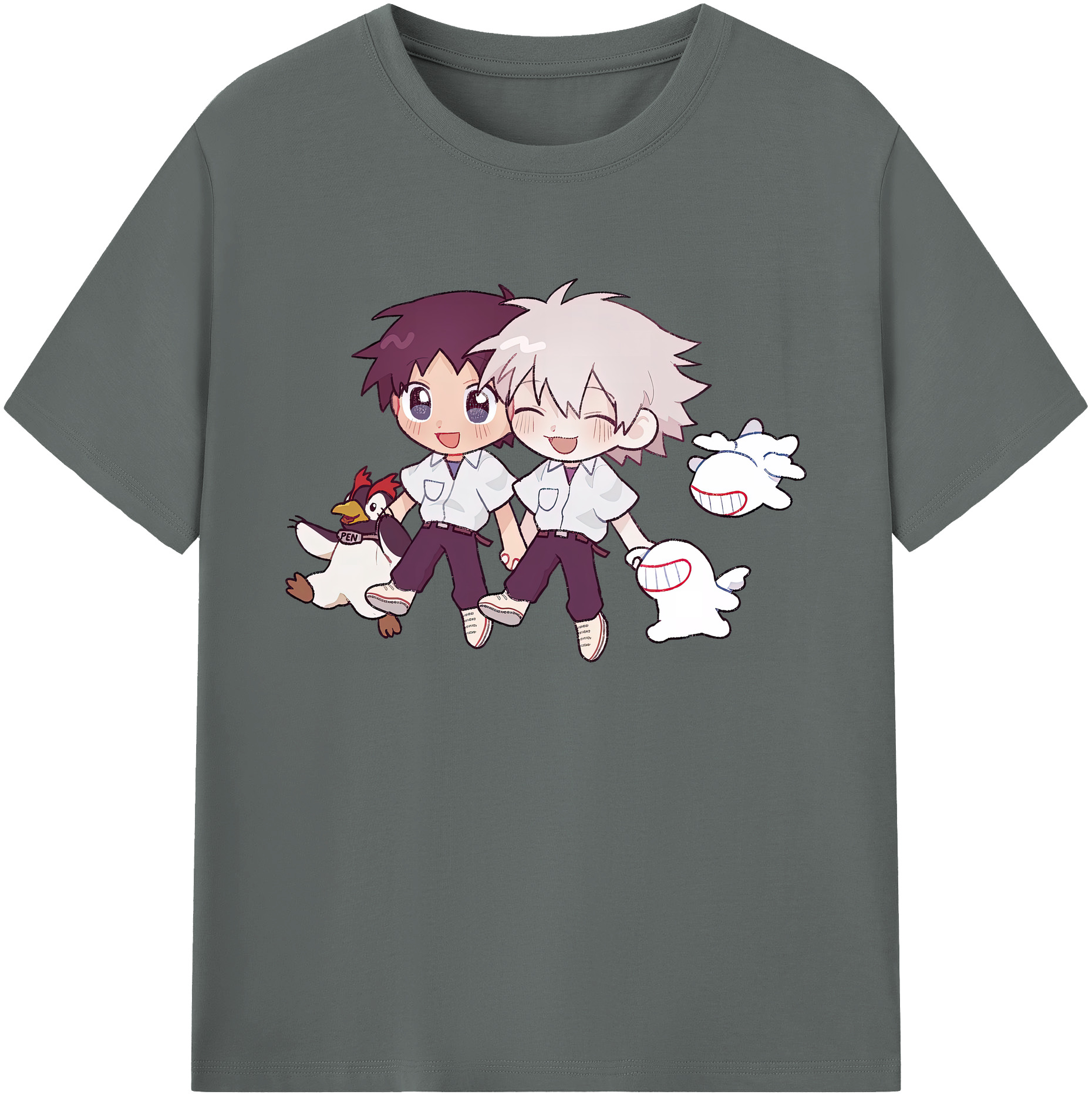 （画像用） EVA 新世紀エヴァンゲリオン 綿100％ メンズ半袖Tシャツ｜肌触りやわらか＆通気性
